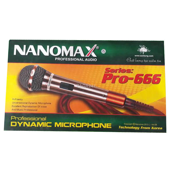 Micro có dây Nanomax Pro-666